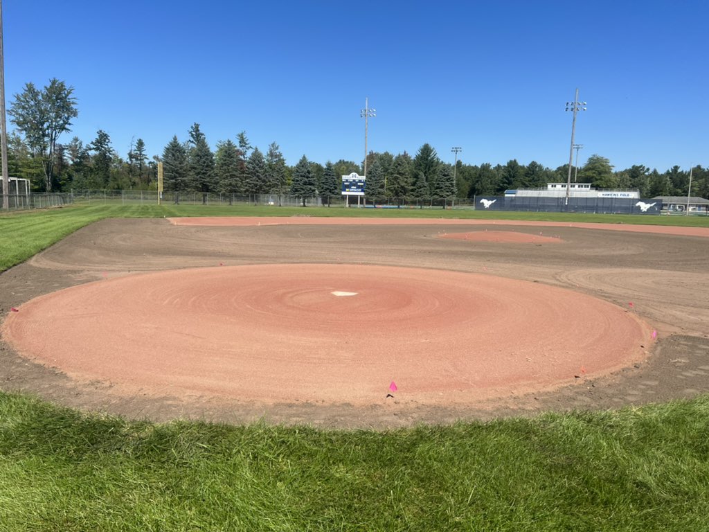 TroDirt's tweet photo. Me: You want to go for a fall drive?
Lynds: We’re going to look at a baseball field, aren’t we?
Me: …
Lynds: ….
Me: Alright! Let’s go!

Sods down for the Meridian Mustangs, ready for the 2023 season! @Homefield_ @DuraEdge https://t.co/loY7kx0iTw