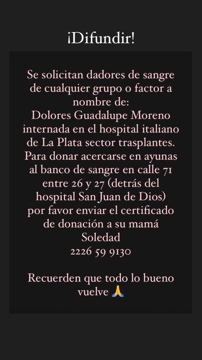 MonRomeroMon's tweet photo. Por favor ayuden a difundir 🙏
Guada tiene 15 años y merece una oportunidad!!! #donacion #donantes #trasplantes https://t.co/yc0rN9rw2b