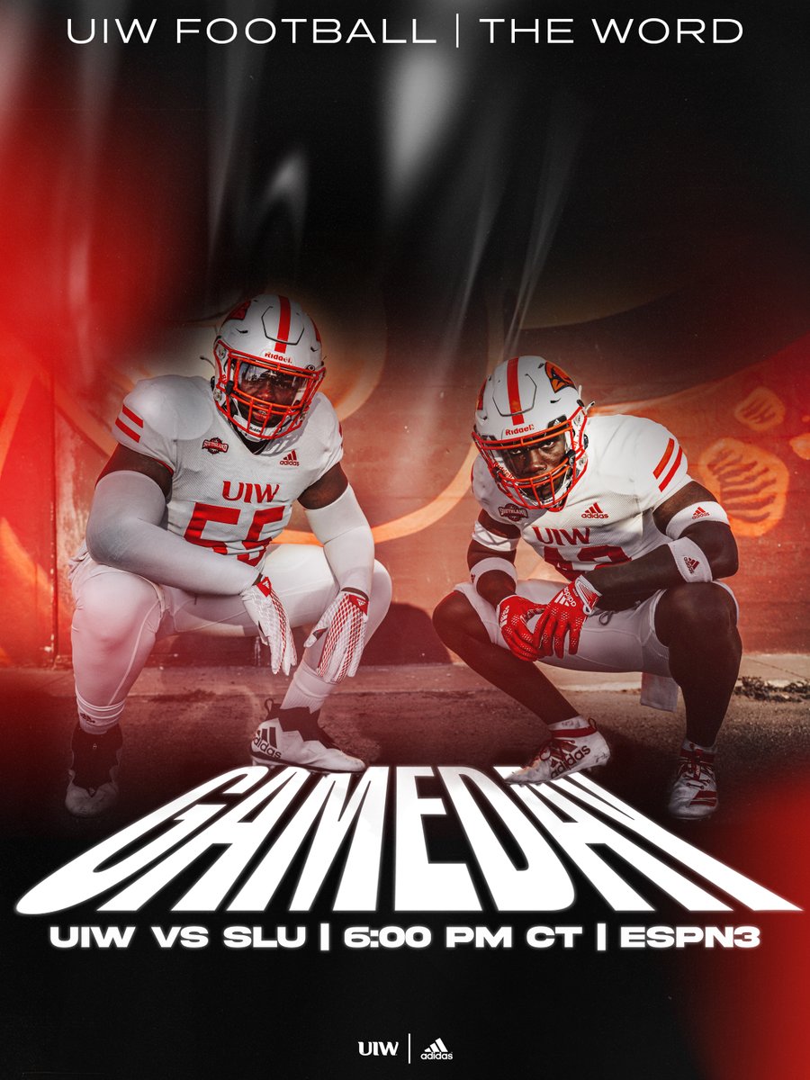 UIWFootball's tweet photo. 𝙂𝘼𝙈𝙀 𝘿𝘼𝙔 𝙭 @SouthlandSports 𝙊𝙋𝙀𝙉𝙀𝙍

📍 Strawberry Stadium 
🖥 https://t.co/vUO80TbA9B (ESPN3)
📊 https://t.co/se5lsGXuRu

#TheWord https://t.co/zX5Duk0dFO