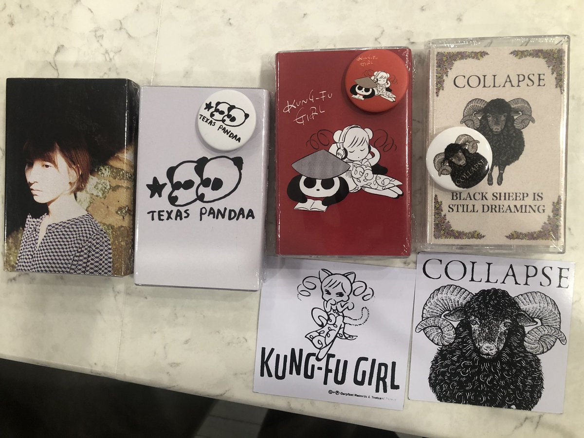 disappearingrec's tweet photo. New distro cassettes available with badges and stickers, everything from #shoegaze to #ambient to #punk to #indiepop https://t.co/bpUZQX75JW