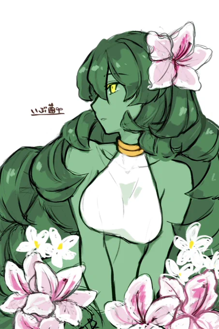 鉢植えちゃん(ツツジver)#創作 