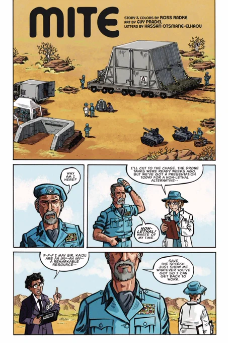 7 days! Only a week until we launch STOMPED issue 4! The time has really flown by!
Here is some amazing artwork by @Pradaldi that appeared in issue 2. Guy Pradel will have another short featured in the upcoming issue as well!
KS pre launch link below. 