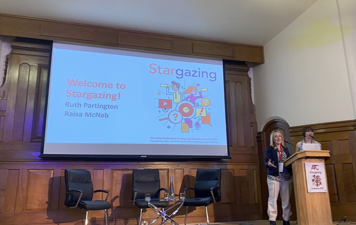 mylanguagehub's tweet photo. #Stargazing was amazing.
@uk_atc #conf22 was insightful. Topics discussed: #sales, #tech, #mergersandacquisitions, the #translation industry in 5 years’ time…
It all culminated in a fabulous Awards Gala Dinner. Congratulations to all the winners! 🎉 https://t.co/9yhY2KyOwc
