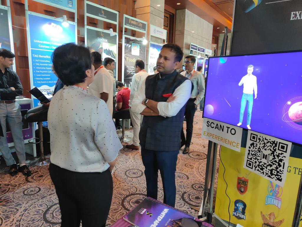 sportsverse_'s tweet photo. #Proud to take our parent company #Metalok to #Entrepreneur2022 to showcase our vast expertise in
the #metaverse.
It was a prestigious moment for us that who's who of the startup world visited our booth. https://t.co/5aqGpMz988