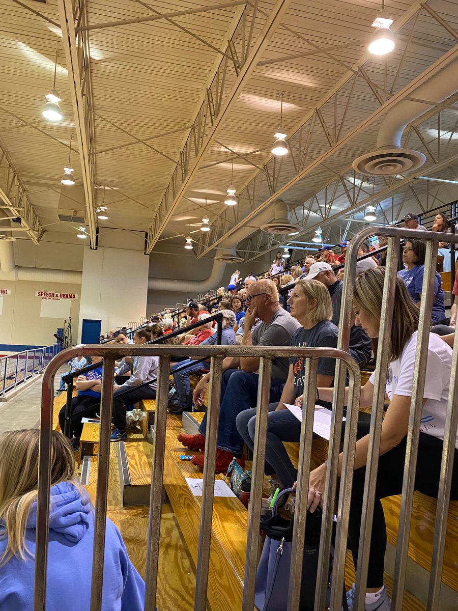 Double digit communities for FB,  SCR and VB with hundreds from many towns. Schools remain an engine for economic development. Just another Saturday. #ksleg