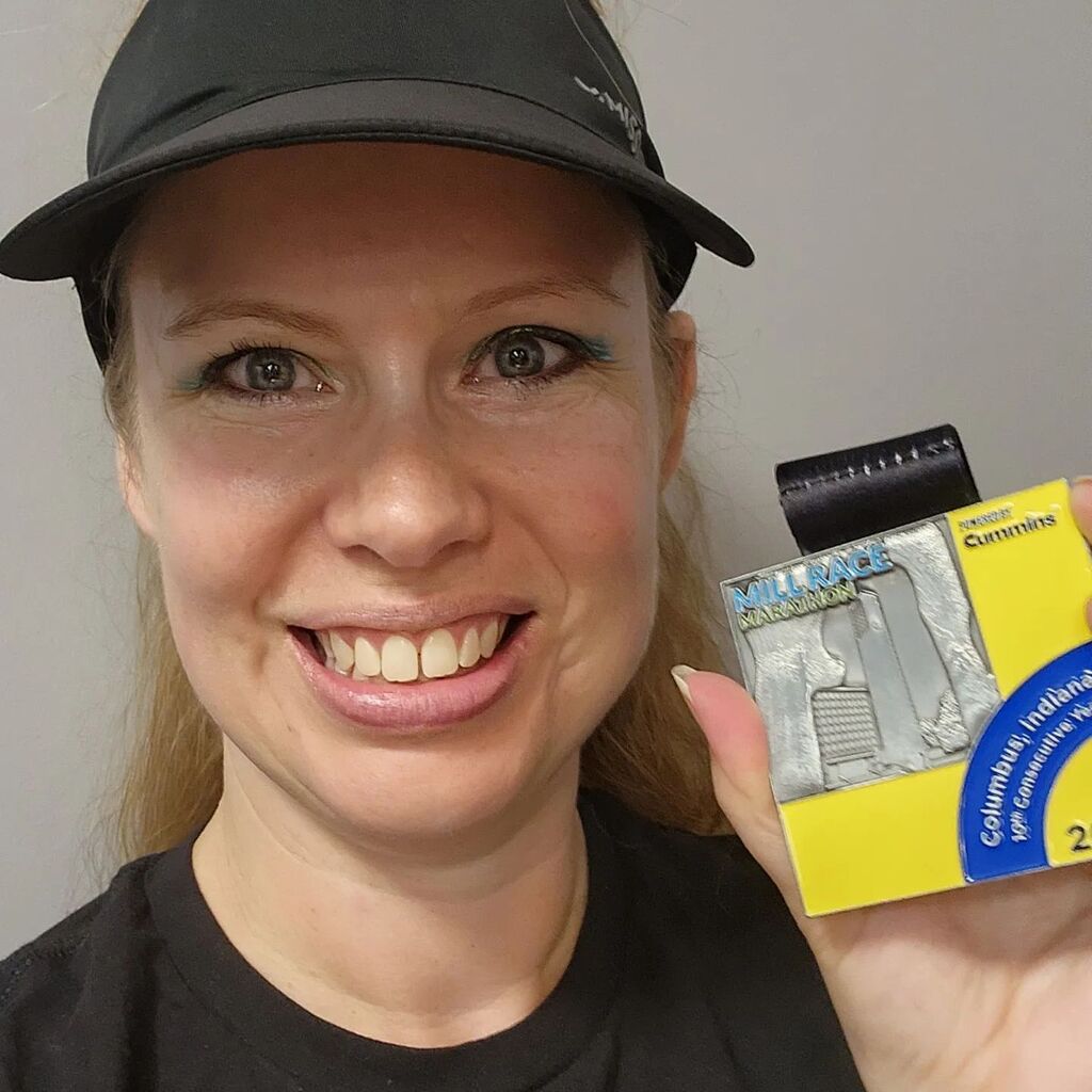 Laura_VAB's tweet photo. Beat my previous PR by 12 minutes and felt much better doing it, so a good day!
@millracemarathon #forwardisapace #runnersofinstagram #halfmarathon https://t.co/d4in0m0Cji https://t.co/uWbyJNEbCt