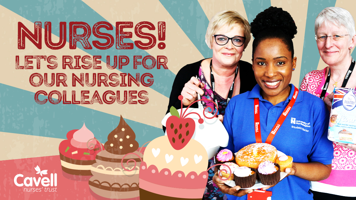 👩‍⚕️Nurses RISE to the challenge and hold a yummy bake sale 🧁 &amp; raise much needed funds for your nursing colleagues going through tough times this year #raiseyourwhisks. For more info 👉 cavellnursestrust.org/raiseyourwhisks