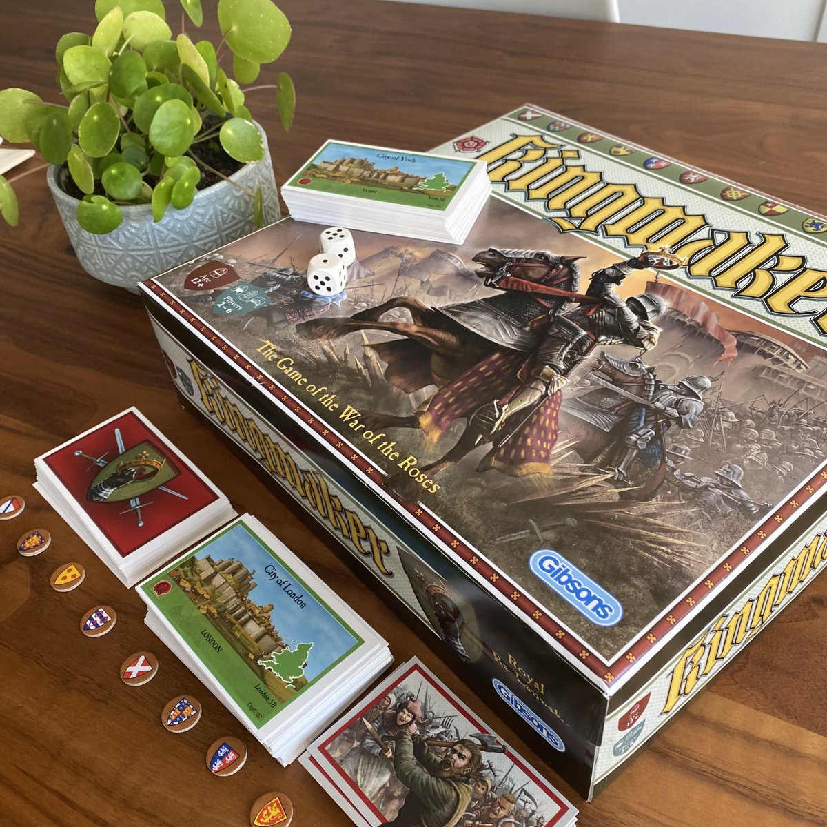 gibsons_games's tweet photo. Who's heading to Essen?

We will be at the show with our Kingmaker prototype, swing by to say hello!

#kingmaker #kingmakerreturns #kingmakerroyalrelaunch #kingmakergame #strategicboardgame #warsoftheroses #kickstarter #launchingonkickstarter #backmykickstarter https://t.co/tCOGDeDMLI