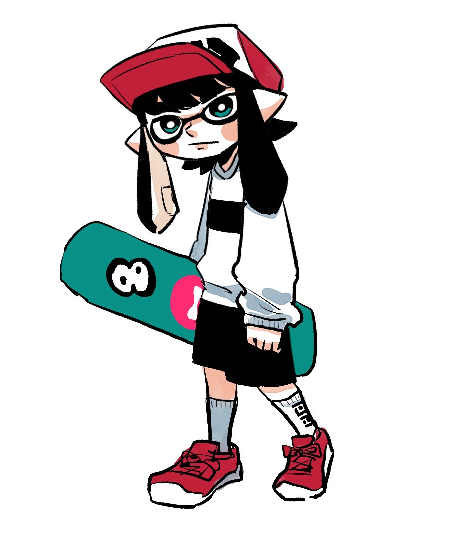 インクリング ,イカガール(スプラトゥーン) 「」|キャッサバしゃぶり太郎のイラスト
