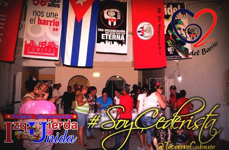 La Unidad del barrio!!!  #CódigoSí #SoyCederista #62SiendoPueblo