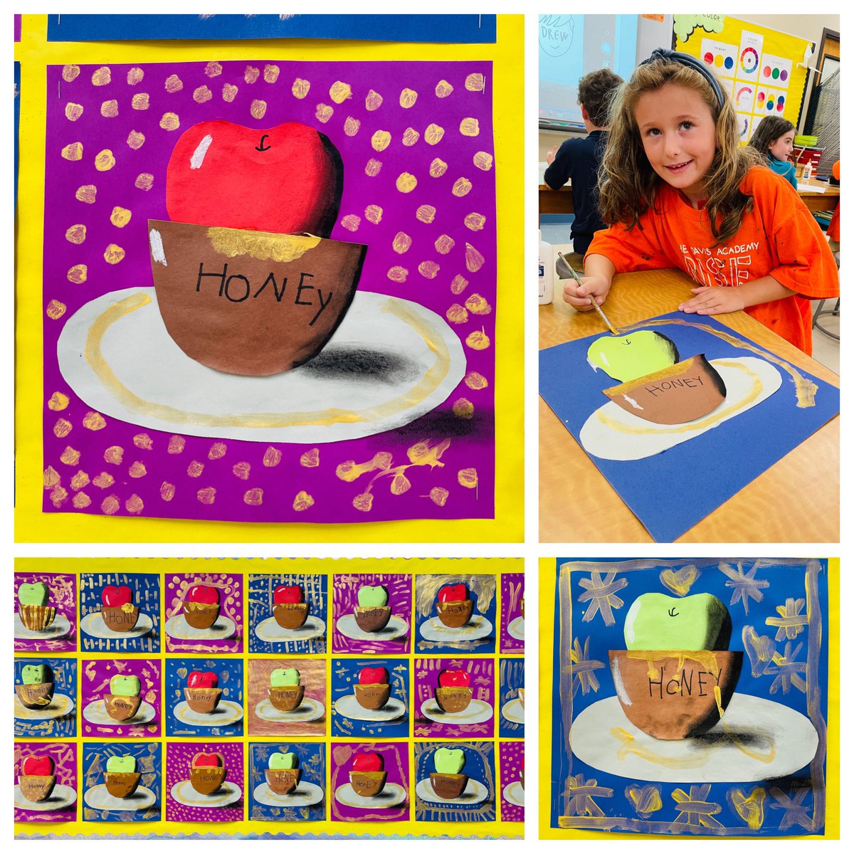 GanzVisualArt's tweet photo. Shanah Tovah from @Davis_Academy art students! #davis1 #davis2 #davis3 #davis8 #arted #RoshHashanah https://t.co/ngv4M6lmvj