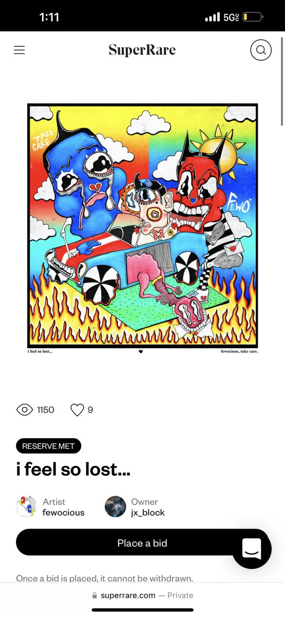 fewocious's tweet photo. Just seeing this. WAAAAAT🤯🤯🤯🤯
OMG’!!?!!???? @punk6529 @6529capital https://t.co/cN1ldUKU9Q