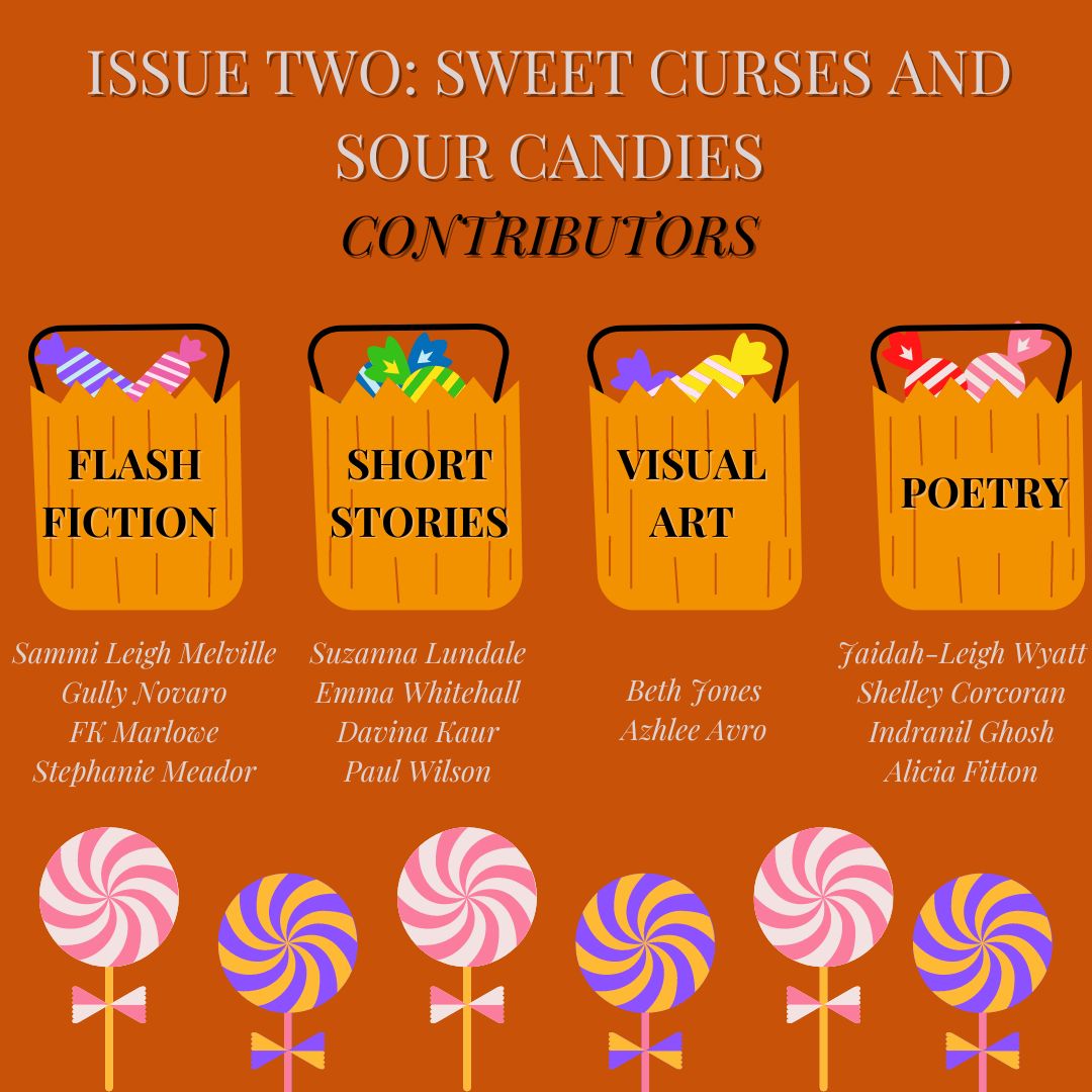 📢 INCOMING: a list of incredibly talented people who just so happen to be our issue two contributors!!!