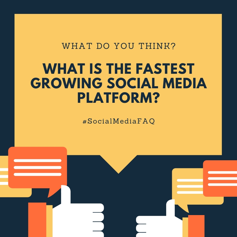 What is the fastest growing social media platform?  via: bit.ly/3b2hDLA