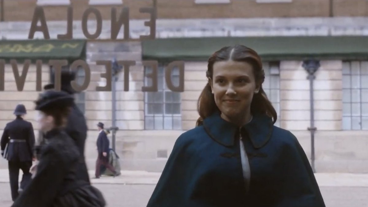 milliefeed's tweet photo. millie bobby brown in enola holmes 2 https://t.co/rui7KuPLz3