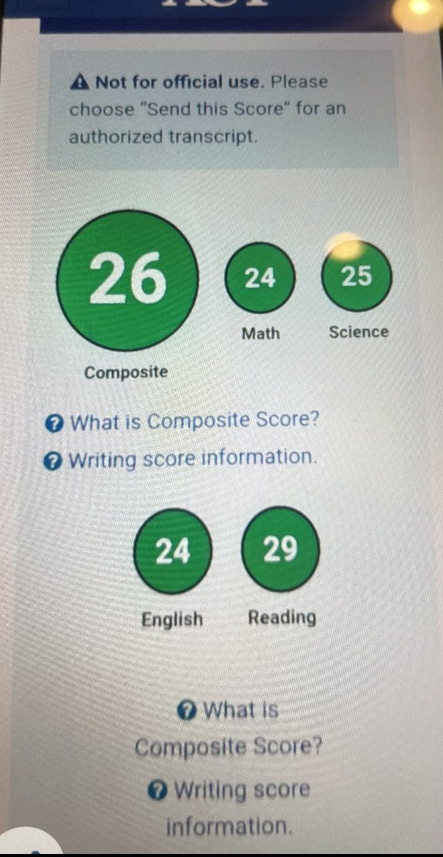 Just got my test scores back and earned a 26 on my ACT <a href="/MattBowen41/">Matt Bowen</a> <a href="/MDohertyICCP/">Matt Doherty</a> <a href="/ICCPFootball/">IC Catholic Football</a>