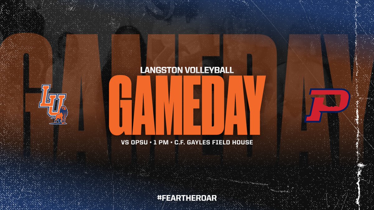 LangstonSports's tweet photo. GAMEDAY!
#LUVB returns home to host OPSU! Opening serve is set for 1 pm!
πΊ: https://t.co/xHLVj7fOne
#goLions #FeartheRoar https://t.co/oOXD8P3h6f