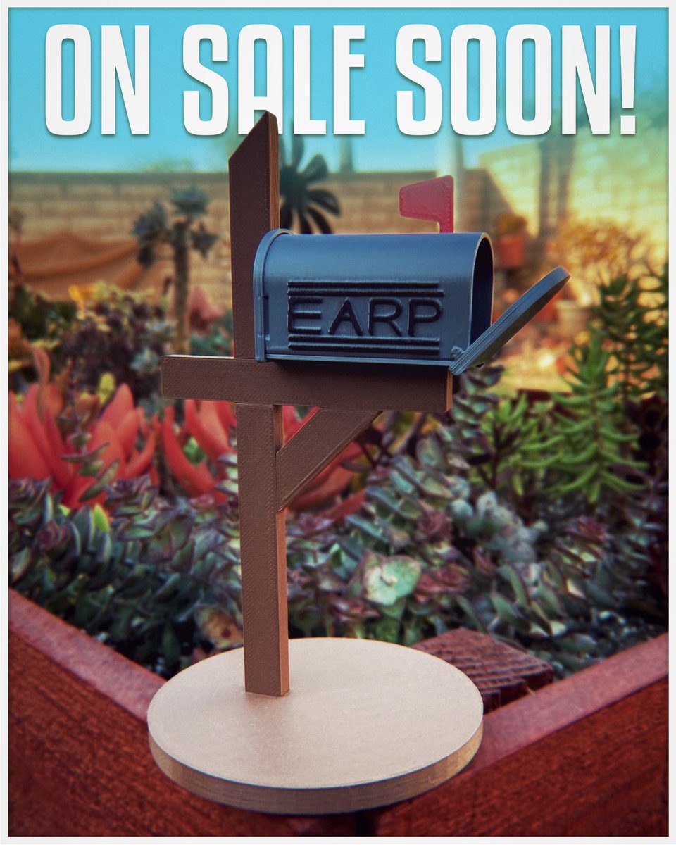 Hot4Haught's tweet photo. 🚨LAST EVER MAILBOX SALE!🚨

10 mailboxes will be available on Sunday, Oct 2nd at 2pm (pst). This will be the last opportunity to purchase an Earp Mailbox.

Set a reminder! All previous batches sold out in minutes!

RT for a chance to win one for free!

🔗 https://t.co/Yd24QYKMPV https://t.co/CdCgi0QCr2