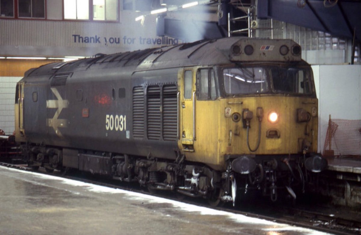 A rather filthy Hood at London Waterloo