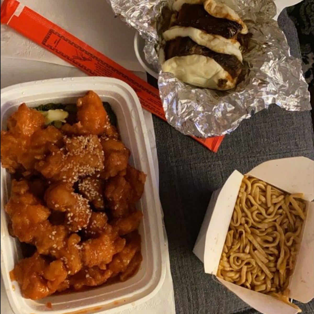 hannoodlebar's tweet photo. Whether you eat on the patio or take it to go, you can always count on our sesame chicken to satisfy. 😋 https://t.co/7KCSTcOqJf