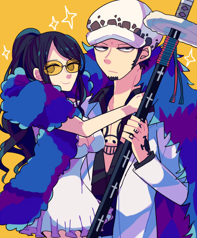 トラファルガー・ロー 「GOLDの衣装可愛い #ローロビ 」|しろうのイラスト