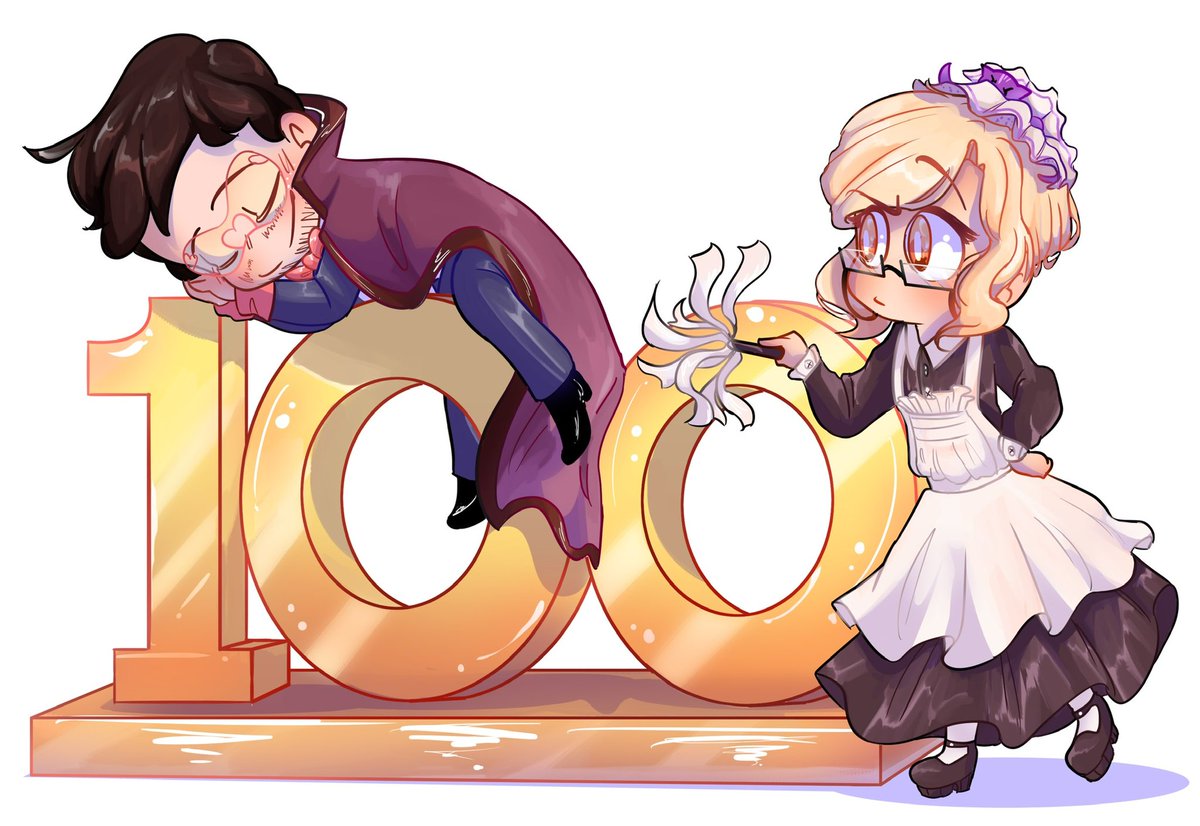Maid4Comics's tweet photo. Well looks like we hit the 100 follower thank you so much!!! We hope the next year we will be being more amazing content. 🙌💕 https://t.co/bUulxAa5Yw