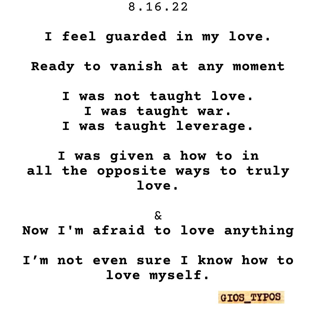 Gios_typos's tweet photo. #love #war #poetry #Leverage https://t.co/jkEn7aBn7L