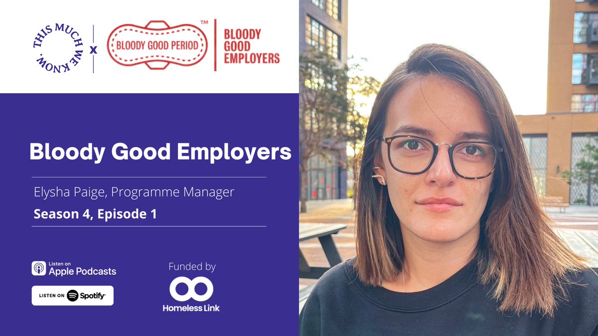 Season 4 of <a href="/ThisMuch_WeKnow/">ThisMuchWeKnow</a> is back! 🥳🤩

We're excited to bring you this podcast with <a href="/bloodygood__/">Bloody Good Period</a>  talking workplace equality, inclusion in #socialenterprise &amp; of course, how to become a bloody good employer 

thismuchweknow.podbean.com 

#socent  #PeriodEquity #CSR