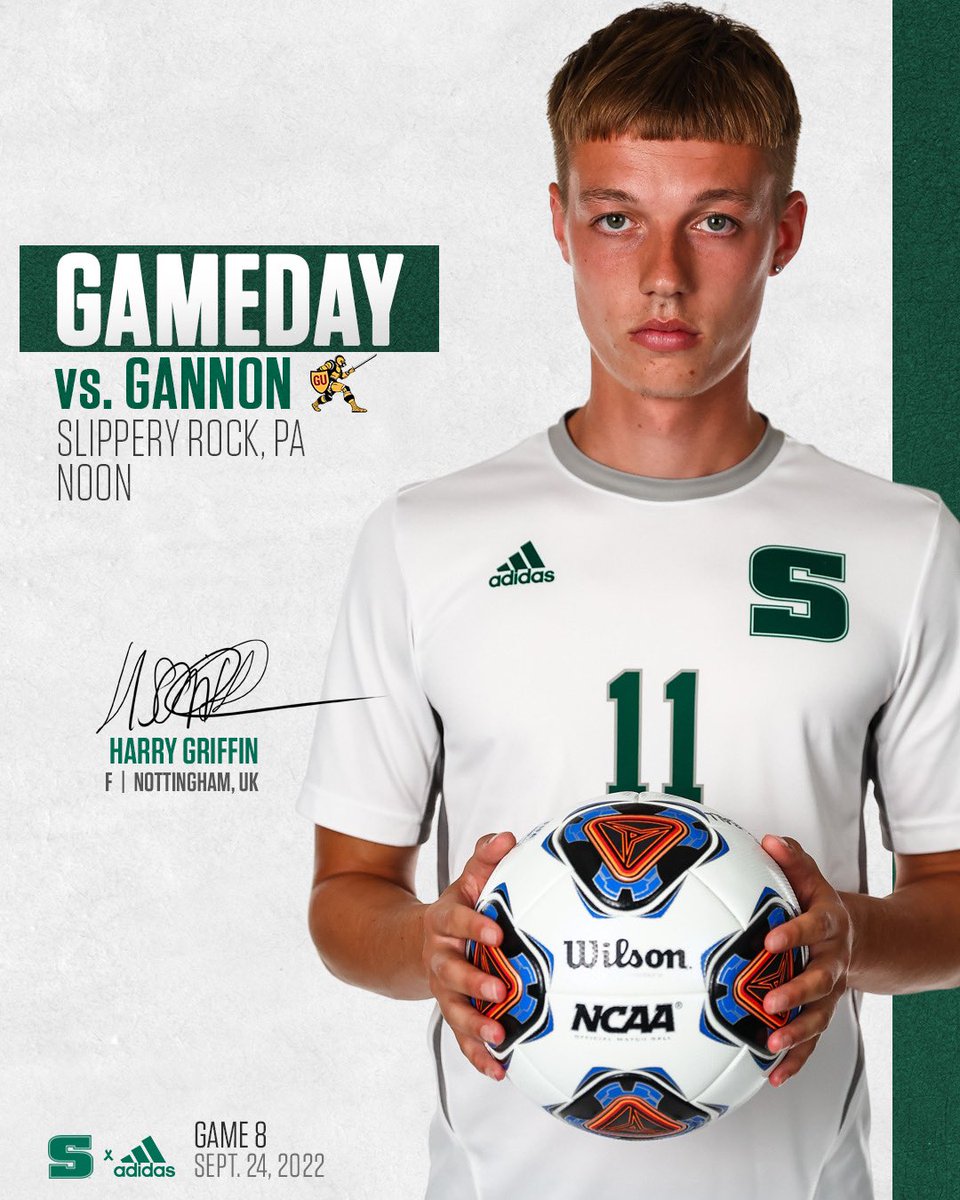 Rock_Athletics's tweet photo. MSOC: Winners of three straight games, Slippery Rock looks to continue the streak as it hosts PSAC West opponent Gannon 12 p.m. at James Egli Field. 

Preview/Game details: https://t.co/0BGzCMOPro https://t.co/qs8xnPdhnk