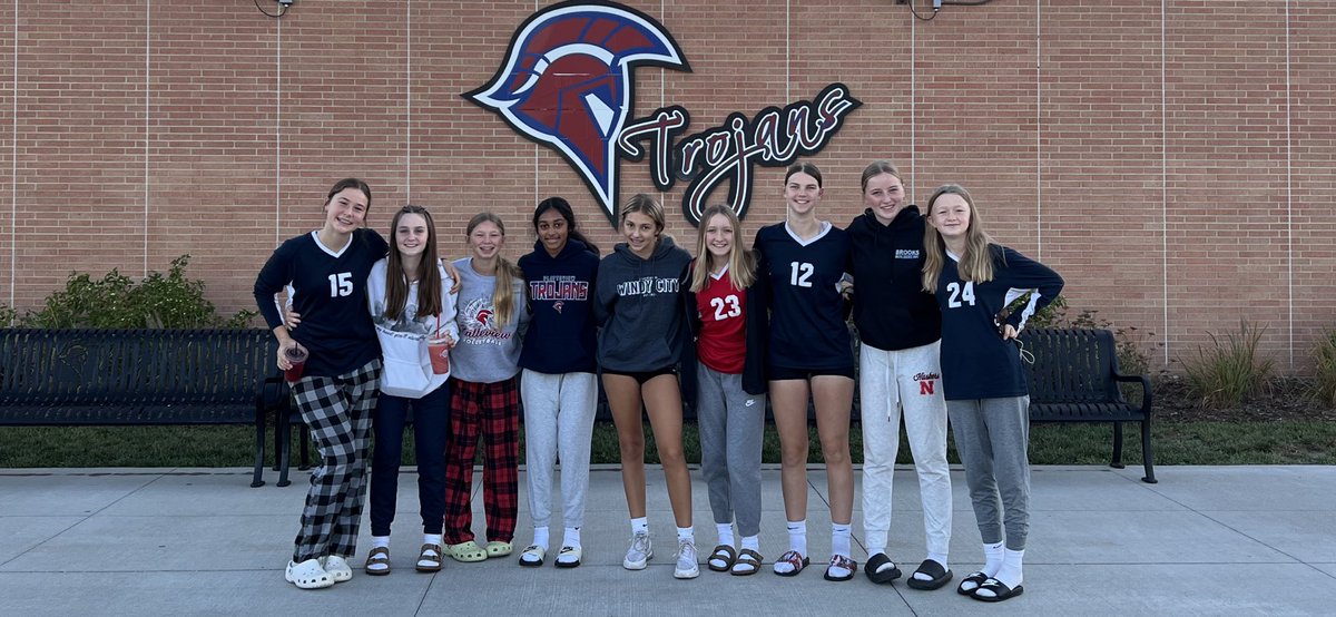 The next wave of Platteview volleyball stars are headed to the Wahoo Invite this morning. Good luck, Trojans!