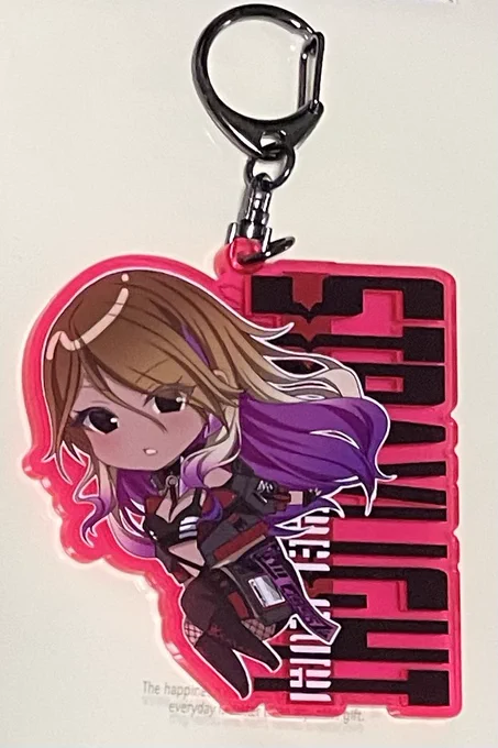 SSFで頒布するアクキーきた〜!!最初だしな!って思い切って両面にしてみたりなんだりしましたなかなか可愛いのでは!?裏表で愛依サマも愛依ちゃんもできる! 
