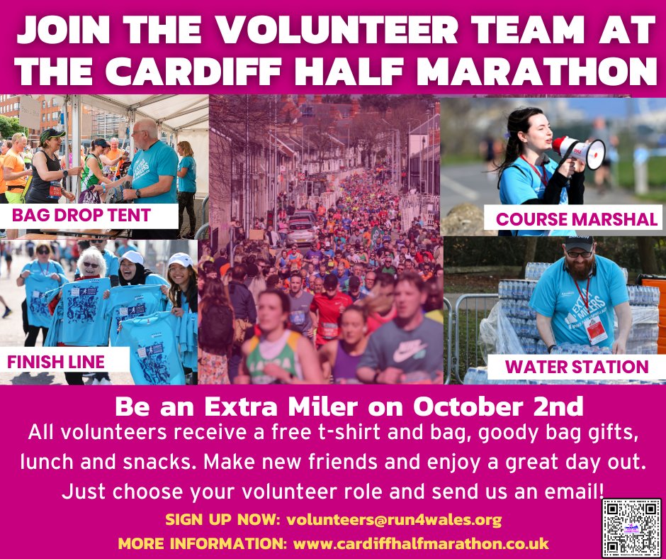 Extra_Milers's tweet photo. ONE WEEK TO GO!!! ⏰⏰⏰

Volunteers still needed for the Cardiff Half. We're especially looking for Course Marshals and Cycling Course Marshals (to cover more than one location).

Get in touch to sign up! https://t.co/uZVv07atPe