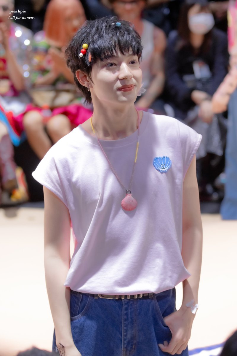 peachpienew's tweet photo. 220924 / 🐱🤏🎀💗

#BIFW2022xDOMUNDI
#NuNew #NanaNu 
#ซนซน #ZeeNuNew https://t.co/tKMuYANw5V