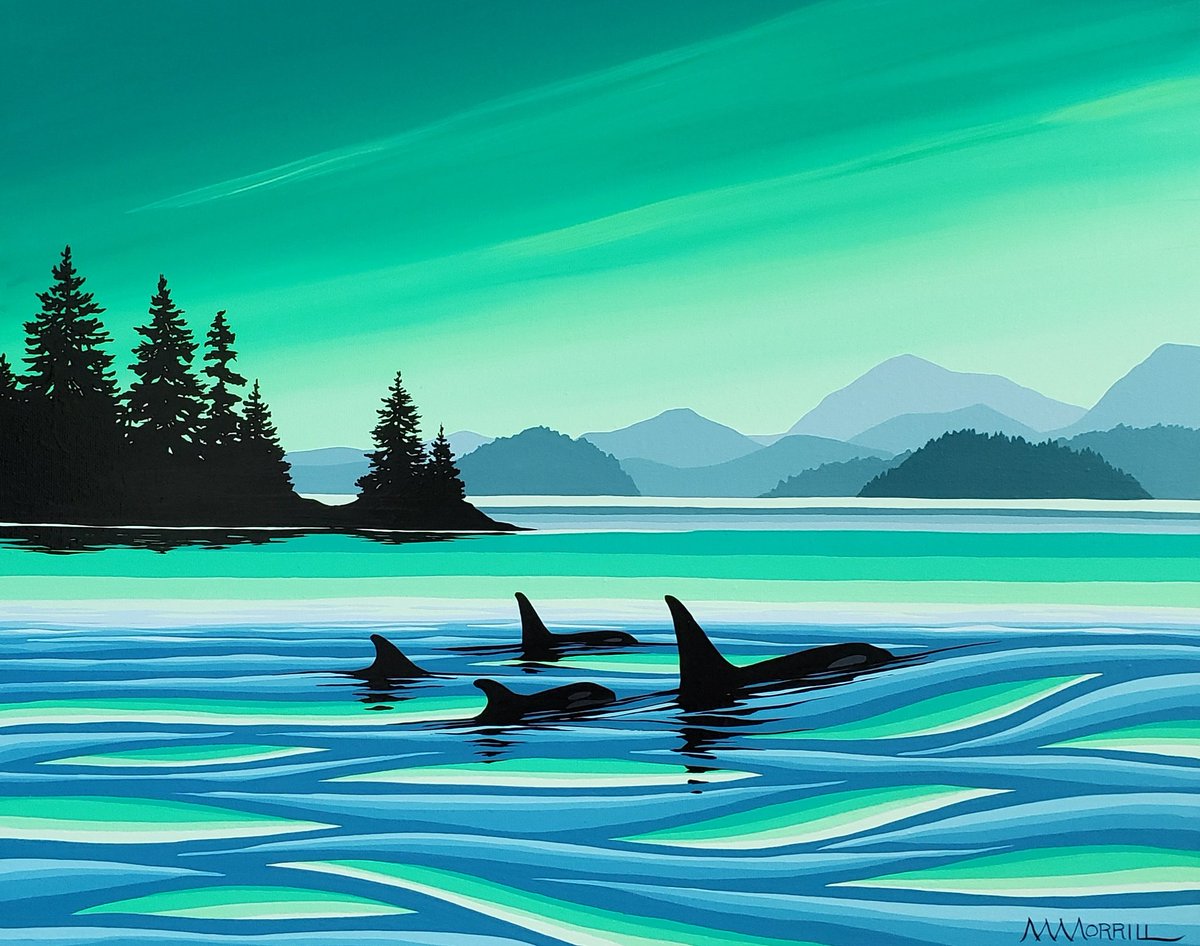 MMorrillArt's tweet photo. Emerald Sky XII
16x20 acrylic on canvas 
https://t.co/a0TopYCZHO https://t.co/HWKXdtHKYl