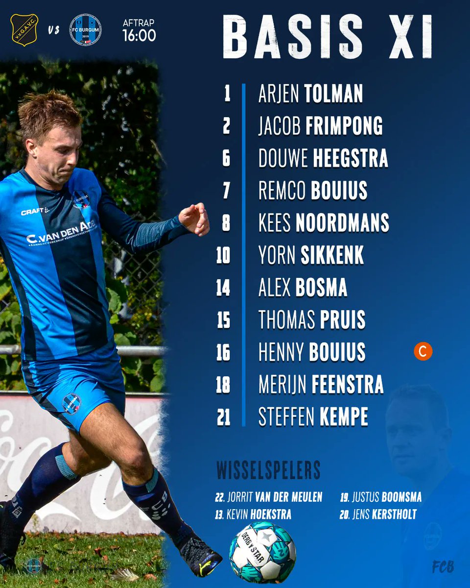 fcburgum's tweet photo. 📄 𝗟𝗜𝗡𝗘-𝗨𝗣!💙 Laten we het seizoen goed beginnen boys!🔥💪 #GAVFCB https://t.co/w3eirMTmIH