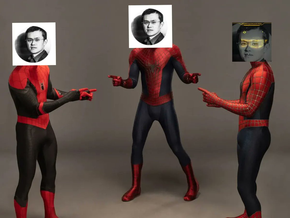 binance's tweet image. .@cz_binance bots be entering the comments section like: