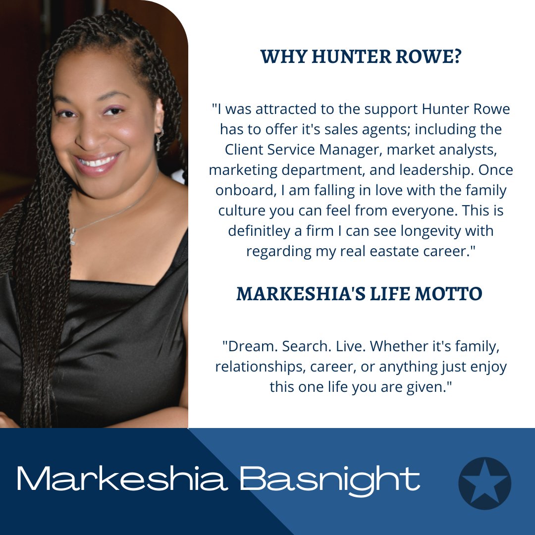 RelevateLife's tweet photo. Guess who decided to MAKE LIFE BETTER?! Welcome to your team, Markeshia! Thank you for choosing #HunterRowe.
To buy or sell with Markeshia Basnight, call 984-209-9782.
#InTheKnow #RealEstate https://t.co/1ljhRVh6aX