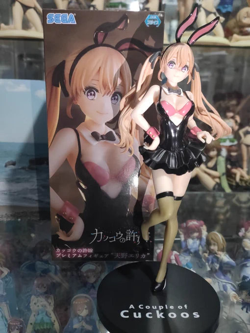 天野エリカたんのフィギュア開封してみたらプライズとは思えないほどの出来でございますー。こぼれそうなほど2つの山がSUGOIDEKAI。 