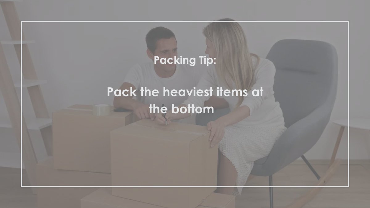 megansmovingco's tweet image. Packing your heaviest items at the bottom will guarantee that your lighter items are not being crushed! 📦
.
Follow for more packing tips!
.
#packingtips #packingadvice #homeadvice #whiteglovemoving #orlandomovers #professionalmovers #orlandomovingcompany