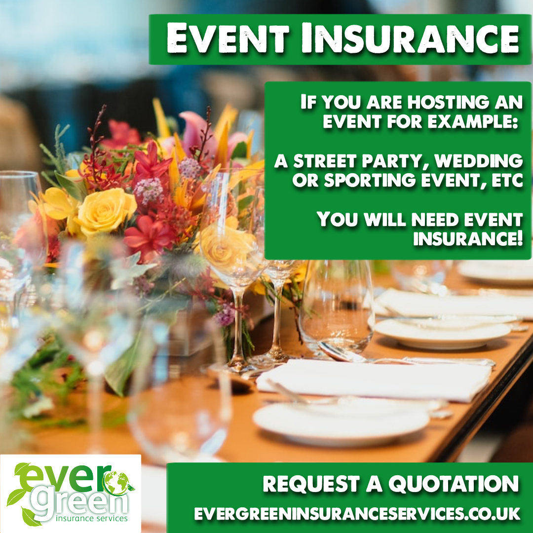 Do you need #EventInsurance? ⁠⁠Are you holding a #SportingEvent , a #StreetParty or a #Wedding?. Take your #insurance policy out through us to protect your #Event & we give up to 25% of our commission to #Wildlife and #Nature organisations.