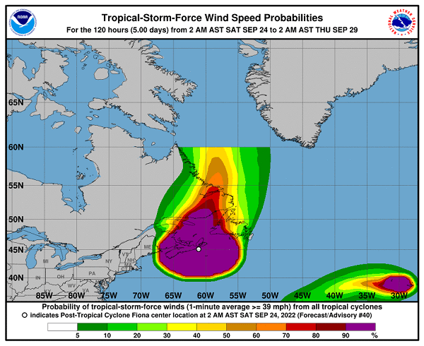 TeLoCuentoNews's tweet photo. ¡Generaría #resacas "potencialmente mortales"! Huracán #Fiona provoca fuertes lluvias en el Atlántico canadiense y el este de #Quebec https://t.co/ll1ThLz5Or https://t.co/xGzejX2N2E