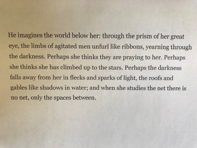 Hilary Mantel's description of the Cromwells trying to get their family cat down from a tree is genius (from THE MIRROR AND THE LIGHT).