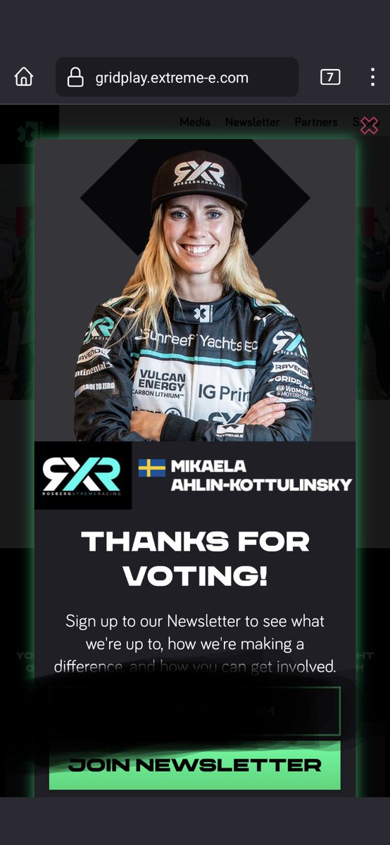 eccentric_nerd's tweet photo. @rosbergxracing @MikaelaAhlinK @JohanKMS88 #WinWithRXR
Good luck with qualifying 🤞 https://t.co/bebYSk9DWG