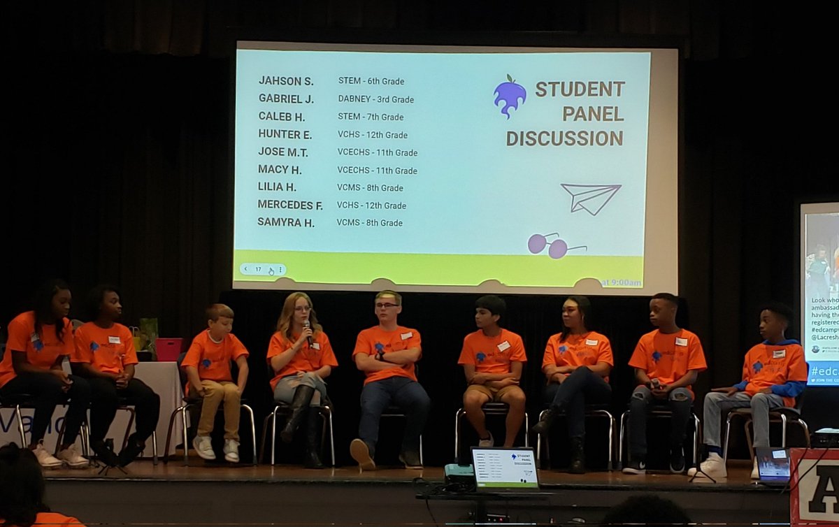 EO Young Elementary (@eotigers) on Twitter photo Student panel discussion really set the tone for today....out of the mouth of students. What will you change? <a href="/eotigers/">EO Young Elementary</a> #edcampvance Student panel discussion really set the tone for today....out of the mouth of students. What will you change? <a href="/eotigers/">EO Young Elementary</a> #edcampvance