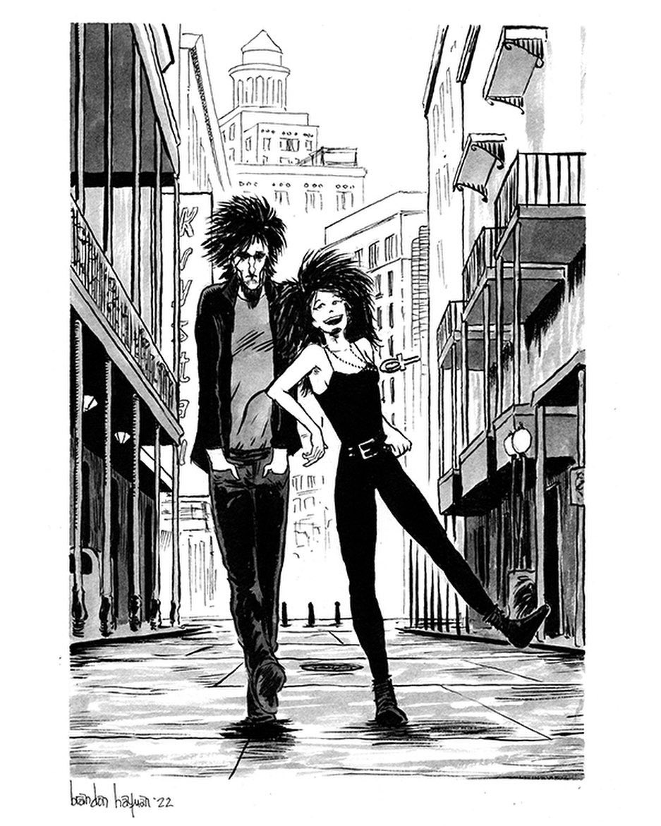 The scene from “The Sound of Her Wings” from #sandman but make it New Orleans. Okay got it! #NewOrleans #NeilGaiman #comics