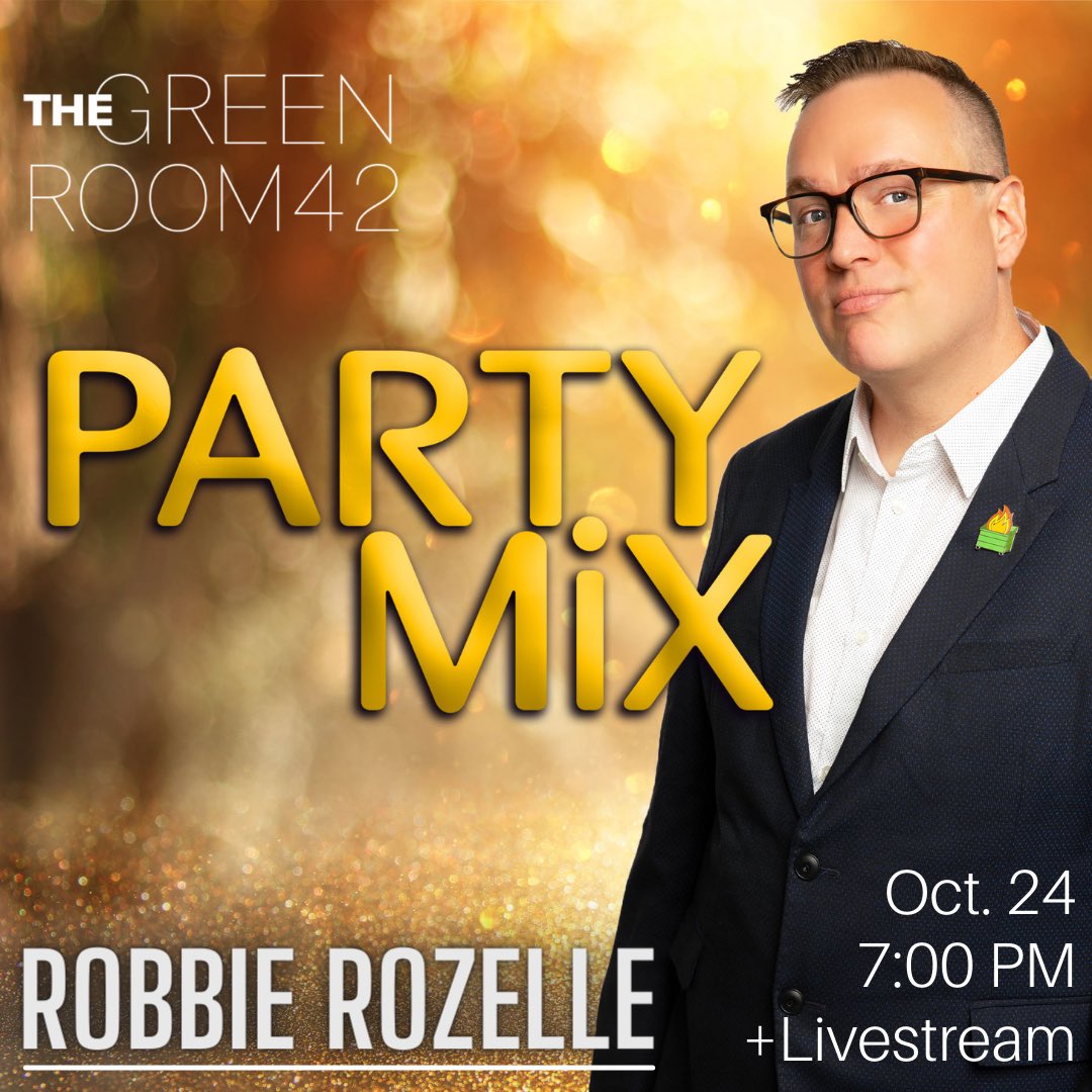 One month from tonight! Come see what we are cooking up at @thegreenroom42! Livestream option available • with very special guest @PattiMurin! 🎟️ thegreenroom42.venuetix.com/show/details/Y…