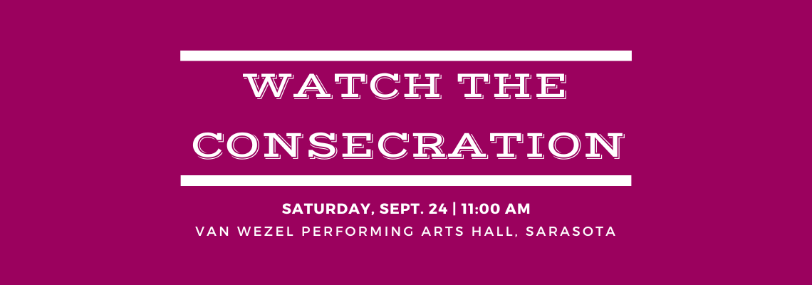 episcopalswfl's tweet photo. Watch the Consecration of the Rev. Dr. Douglas F. Scharf live at 11 a.m. https://t.co/reAkin2kCc https://t.co/7rAUUhhW4t