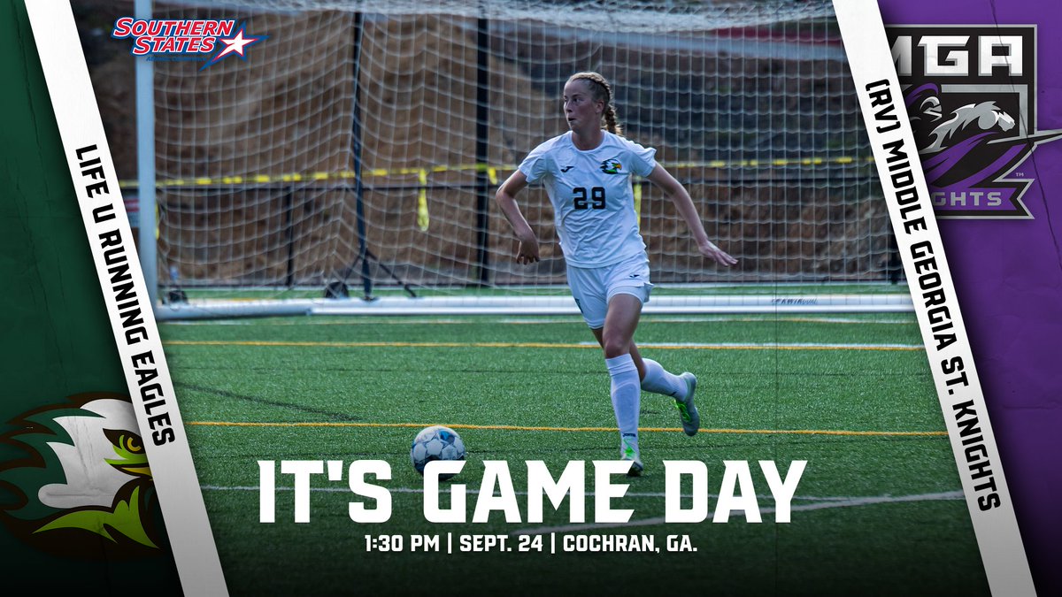 LifeUAthletics's tweet photo. IT'S GAME DAY!!

The @LifeUWSOC hits the road for a @SSACsports contest against instate foe, (RV) @MGAKnights! The game is set to start at 1:30 PM with live video linked below!

📺: https://t.co/BoQDrwurXQ https://t.co/qxr2AKBFg0
