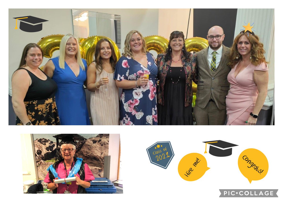 DebWorkWorld's tweet photo. Congratulations to our ICU Assistant Practitioners on Graduation day!  We are very proud of you today, and everyday, for being such a great part of #TeamPencarrow. @DerrifordNurses @UHP_NHS https://t.co/8WtkMDtUGQ