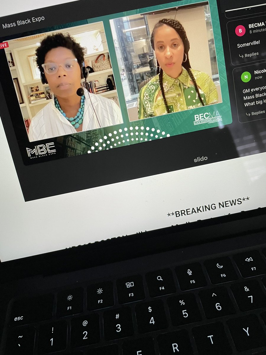BECMAinc's tweet photo. Are you tuned in to Day 2 of our Mass Black Expo? #MBE #MBE22 #BECMA
Tune in virtually to watch our president @nicole_obi1 chat with @SincerelyJenee of The @BostonGlobe via https://t.co/yG602SSAkl. https://t.co/UeE7Z06C4D